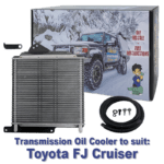Heavy Duty Transmission Oil Cooler Kit to suit Toyota FJ Cruiser with 5 Speed Auto