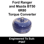 Billet Heavy Duty Low Stall Torque Converter to suit Ford and Mazda 6R80 6 Speed behind P5AT (Exchange)