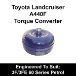 Billet Heavy Duty Torque Converter to suit Toyota A440 4 Speed behind a 3F/3FE 60 Series Petrol