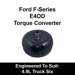 Billet Heavy Duty Torque Converter to suit Ford E4OD 4 Speed behind a 4.9L (Exchange)
