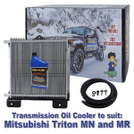 Mitsubishi Triton MN and MR suitable Heavy Duty Transmission Oil Cooler Kit - 4, 5 and 6 Speed