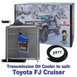 Toyota FJ Cruiser suitable Heavy Duty Transmission Oil Cooler - 5 Speed