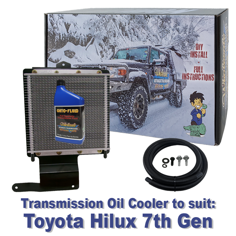 Toyota Hilux 7th Gen Transmission Cooler (DIY Installation Box) & Fluid