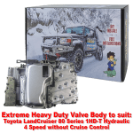 Extreme Heavy Duty Valve Body to suit Toyota LandCruiser 80 Series 1HD-T Hydraulic 4 Speed without Cruise Control