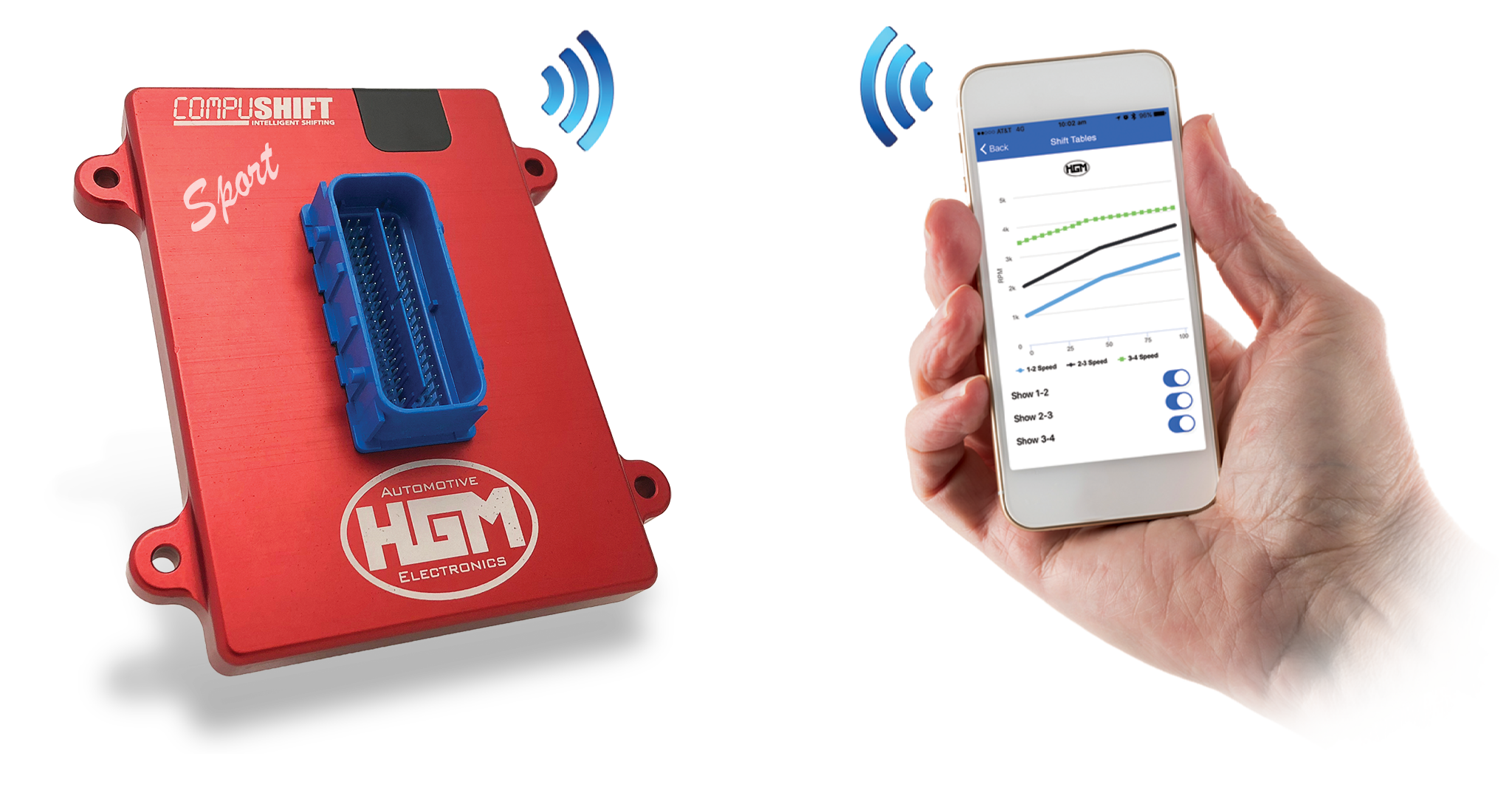 COMPUSHIFT Sport Transmission Controller - Bluetooth Integration