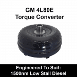 Billet Low Stall Torque Converter to suit GM 4L80E behind 1500nm Diesel (Exchange)