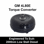 Billet Low Stall Torque Converter to suit GM 4L80E behind 2000nm Diesel (Exchange)