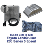 Bundle Deal - LandCruiser 200 Series 5 Speed: Nomad Valve Body, Transmission Cooler, Cast Pan