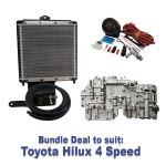 Bundle Deal - Hilux 4 Speed: Transmission Cooler, Nomad Valve Body, Analogue Temperature Gauge