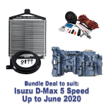 Bundle Deal - Isuzu D-Max 5 Speed Up to Jun2020: Trans Cooler, Nomad Valve Body, Analogue Temp Gauge