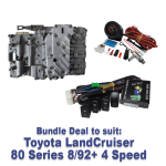 Bundle Deal - LandCruiser 80 Series 8/92 Onwards: Nomad Valve Body, Lock-Up Kit, Temp Gauge