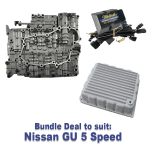 Bundle Deal - Nissan GU 5 Speed: Nomad Valve Body, Cast Pan, Torque Converter Lock-Up