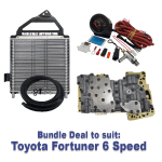 Bundle Deal - Toyota Fortuner 2.8L Turbo Diesel 6 Speed: Trans Cooler, Nomad Valve Body, Temp Gauge