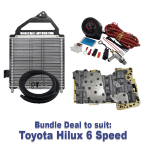 Bundle Deal - Toyota Hilux 2.4, 2.7 & 2.8L 6 Speed - Trans Cooler, Nomad Valve Body, Temp Gauge
