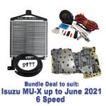 Bundle Deal - Isuzu MU-X 6 Speed Up to June 2021: Trans Cooler, Nomad Valve Body, Temp Gauge