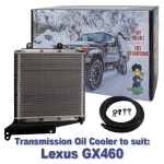 Heavy Duty Transmission Oil Cooler Kit to suit Lexus GX460 4.6L 1UR-FE V8 with A760F 6 Speed Auto