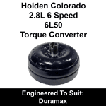 Billet Heavy Duty Torque Converter to suit Colorado 2.8L 6L50 6 Speed behind Duramax (Exchange)