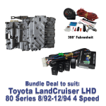 Bundle Deal - LandCruiser 80 Series 1FZ Petrol LHD Early 4 Speed: Valve Body, TC Lock-Up, Temp Gauge